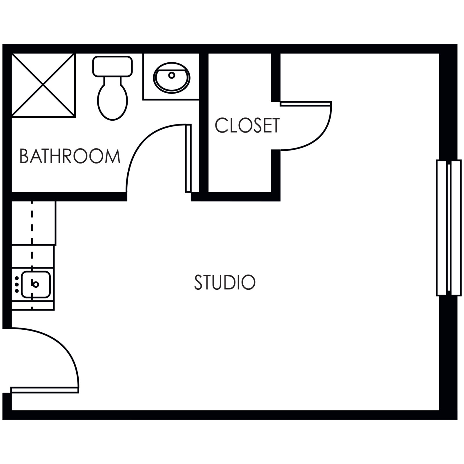 Studio Floor Plan